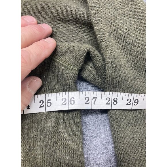 G.H. Bass 1/4 Zip Fleece Pullover Men’s Size XXL Green Long Sleeve - Picture 4 of 8